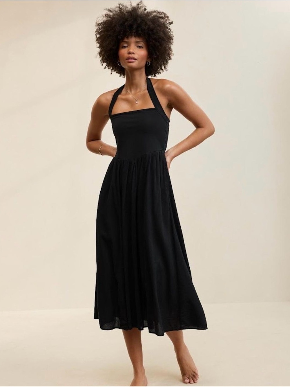 🖤AERIE~At the barre halter dress SIZE XS